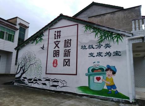 远安墙绘是现在流行的墙体广告