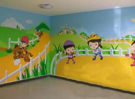 远安幼儿园墙体彩绘制作流程及注意事项