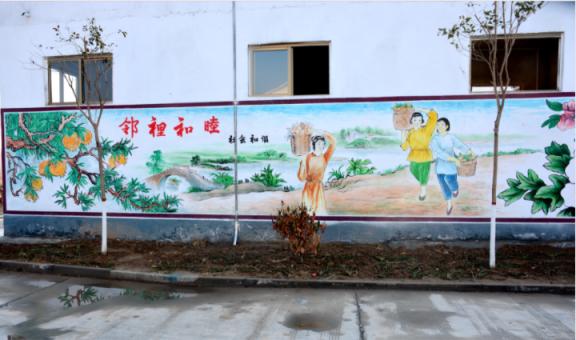 远安乡镇文化墙 乡风文明焕发新活力