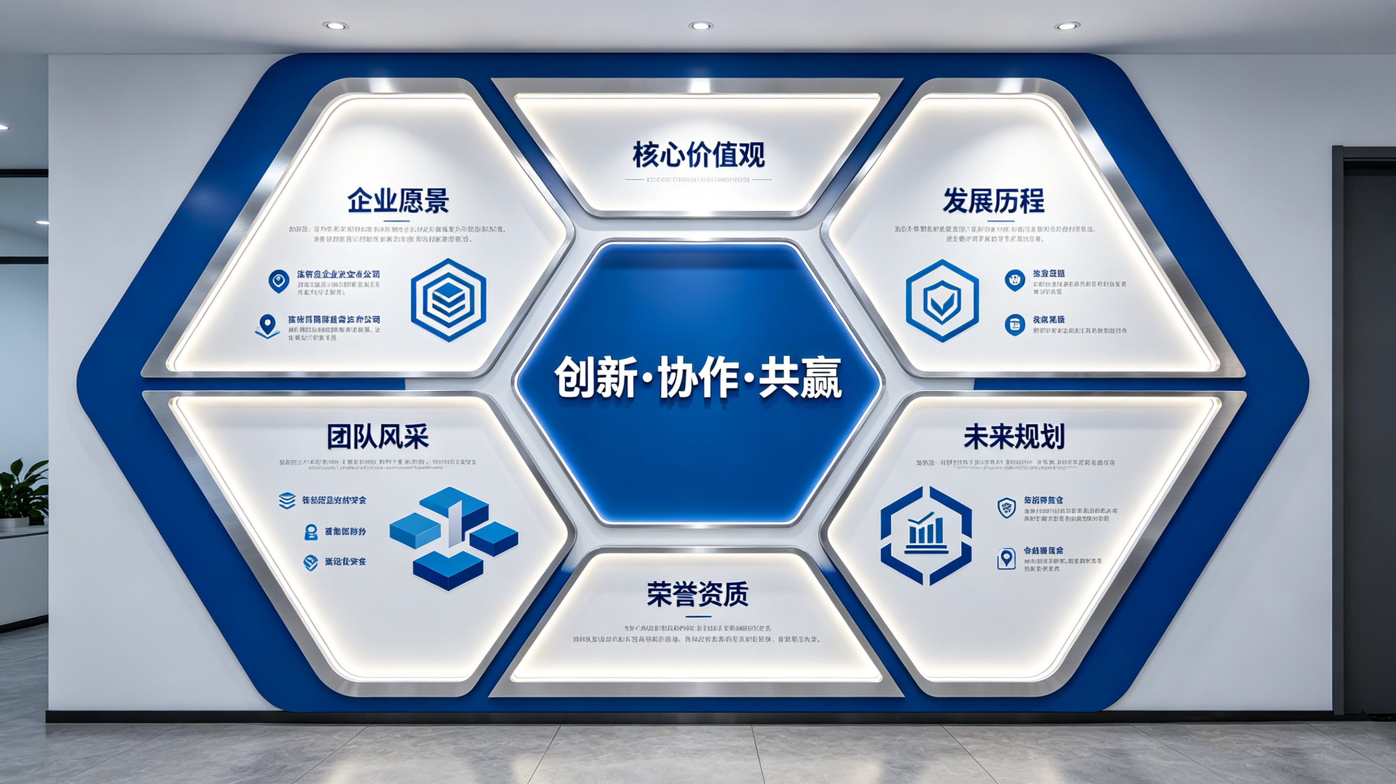 远安企业文化墙六边形避坑指南（新手常犯5个错误）